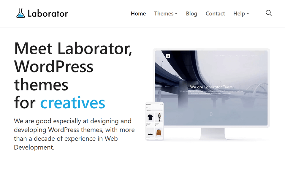 laborator themes website
