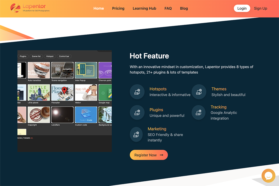 lapentor virtual tour software