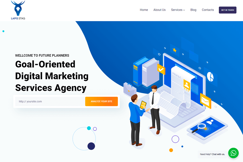 lapis stag outbound marketing company website