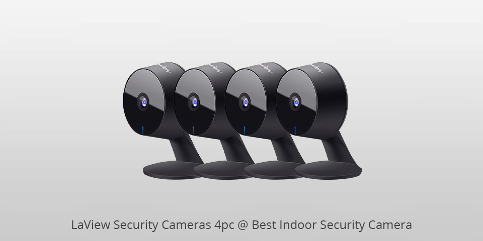 laview 4pc indoor security camera