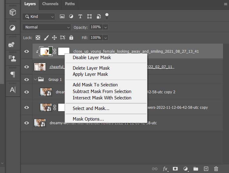 layer mask in photoshop