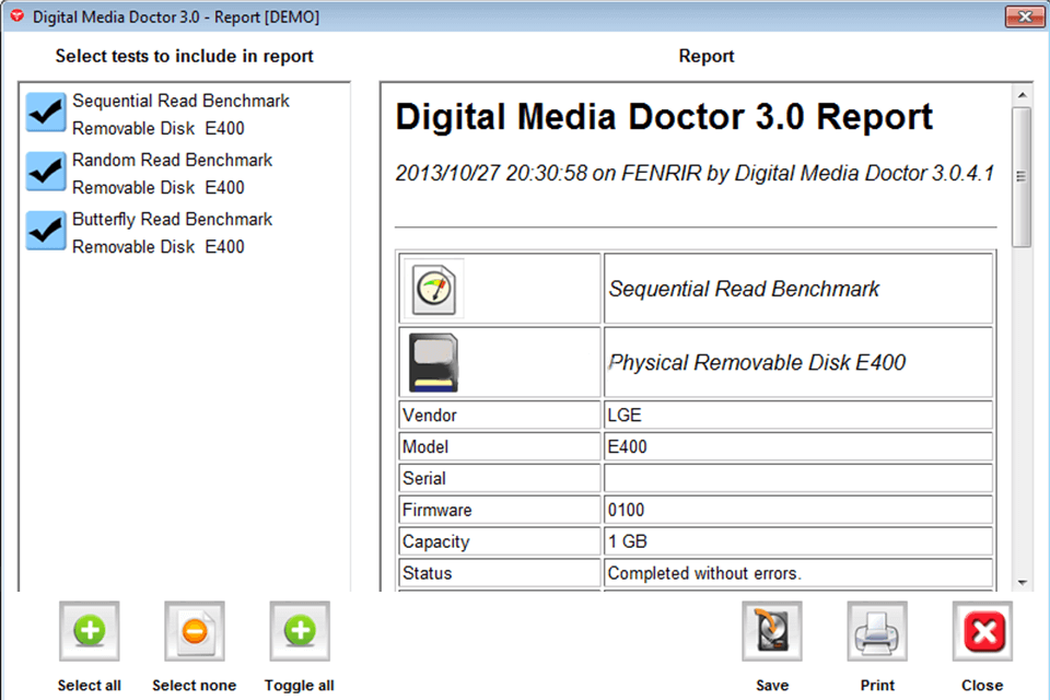 digital media doctor interface