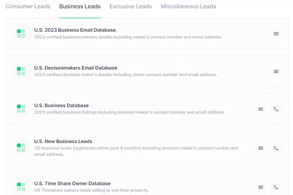 leadscampus b2b leads