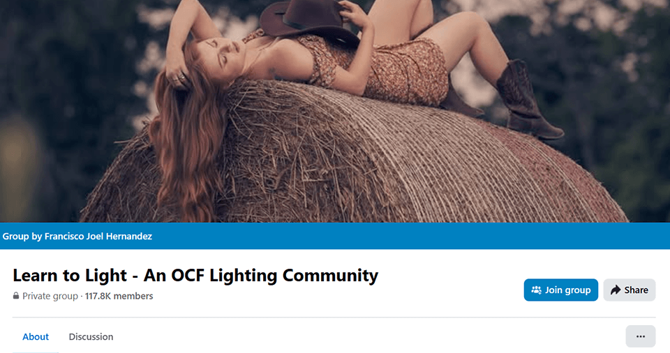 learn to light an ocf lighting community facebook photography group