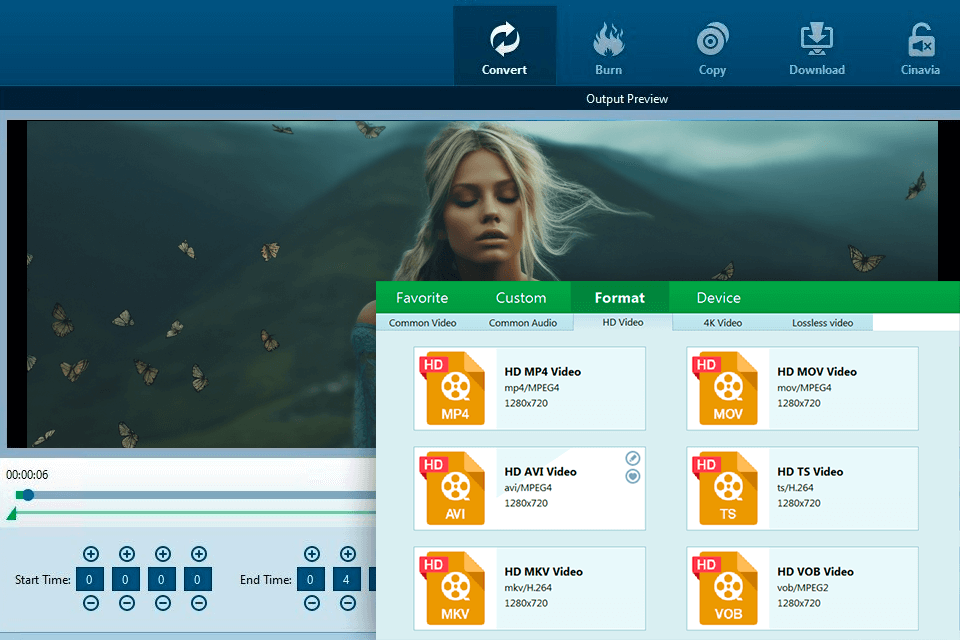 leawo blu ray ripper interface