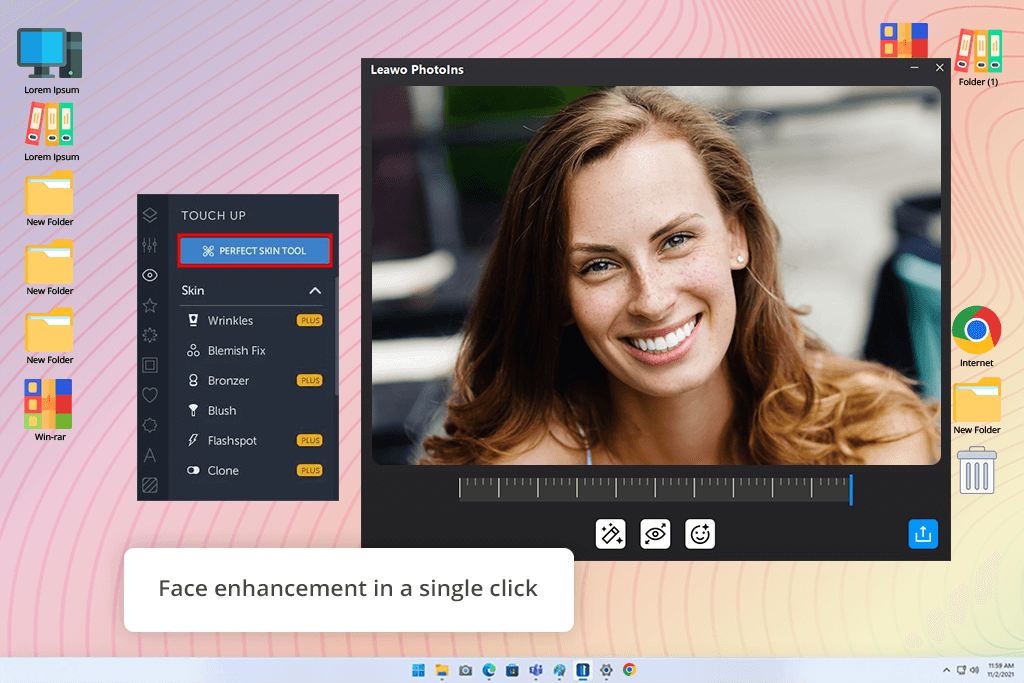 leawo photoins ai photo editor