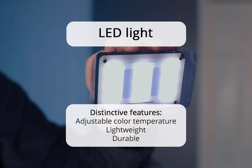 led video lighting type
