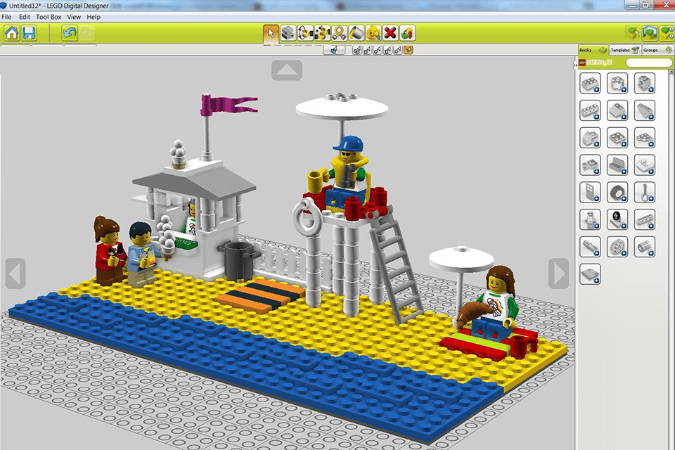 lego model designer