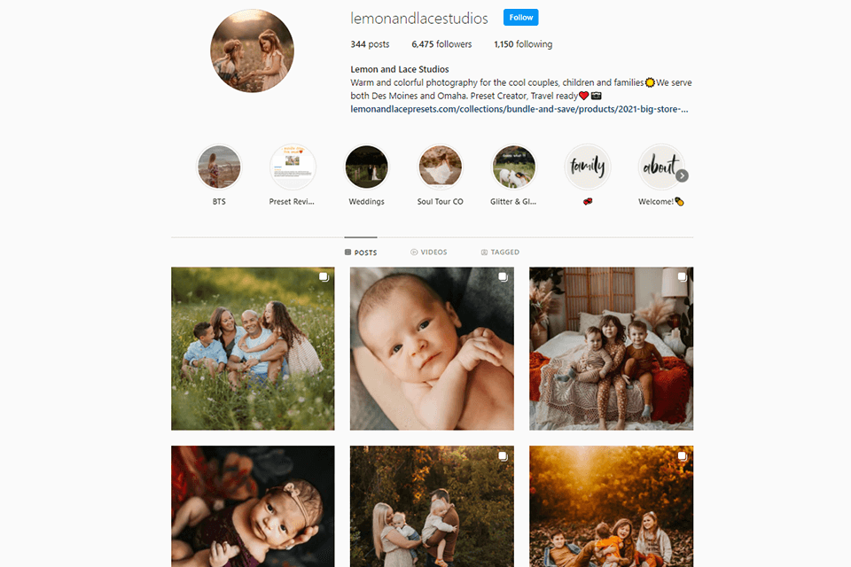 استوديو الليمون والدانتيل instagram