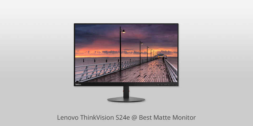 lenovo thinkvision s24e matte monitor