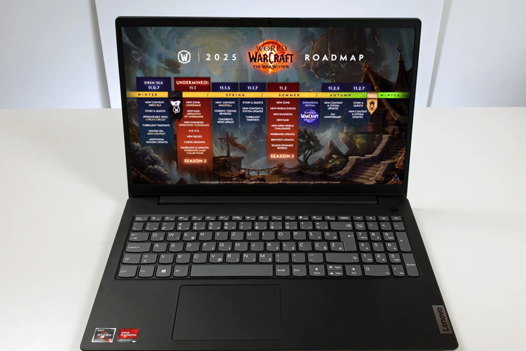 lenovo v15 laptop for world of warcraft