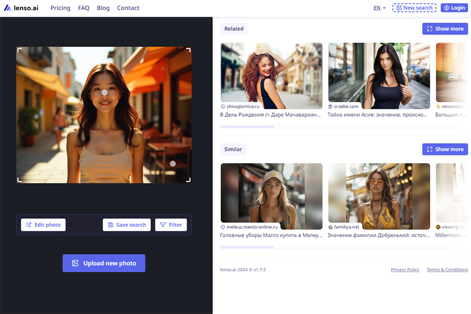 lenso ai best reverse image search app