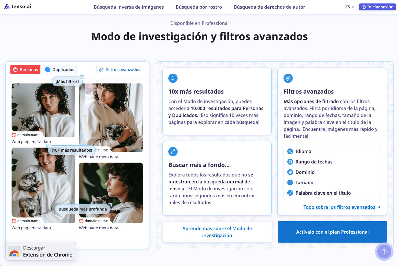 lenso ai reverse image search app