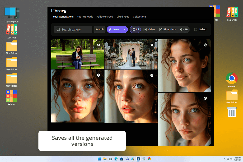 leonardo ai generated versions