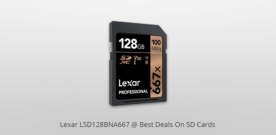 lexar lsd128bna667 deals on sd cards