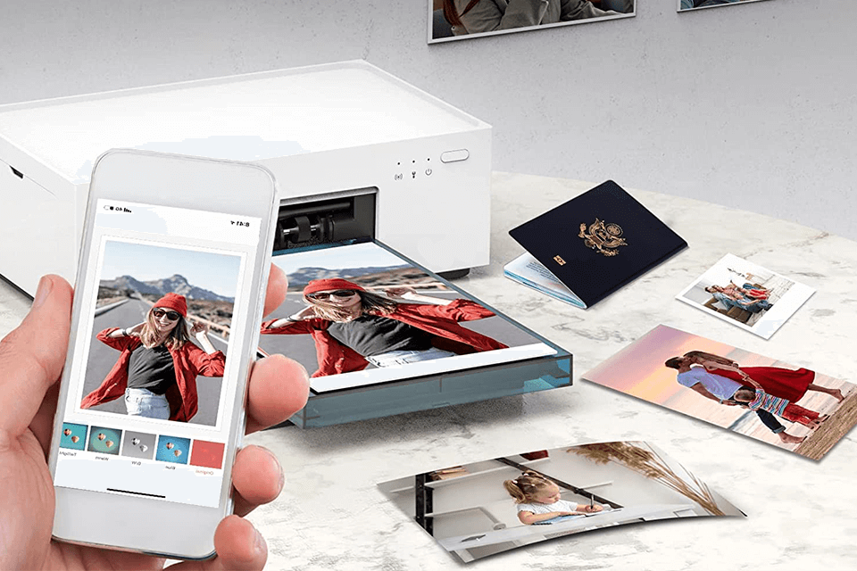 liene 4x6 portable photo printer example