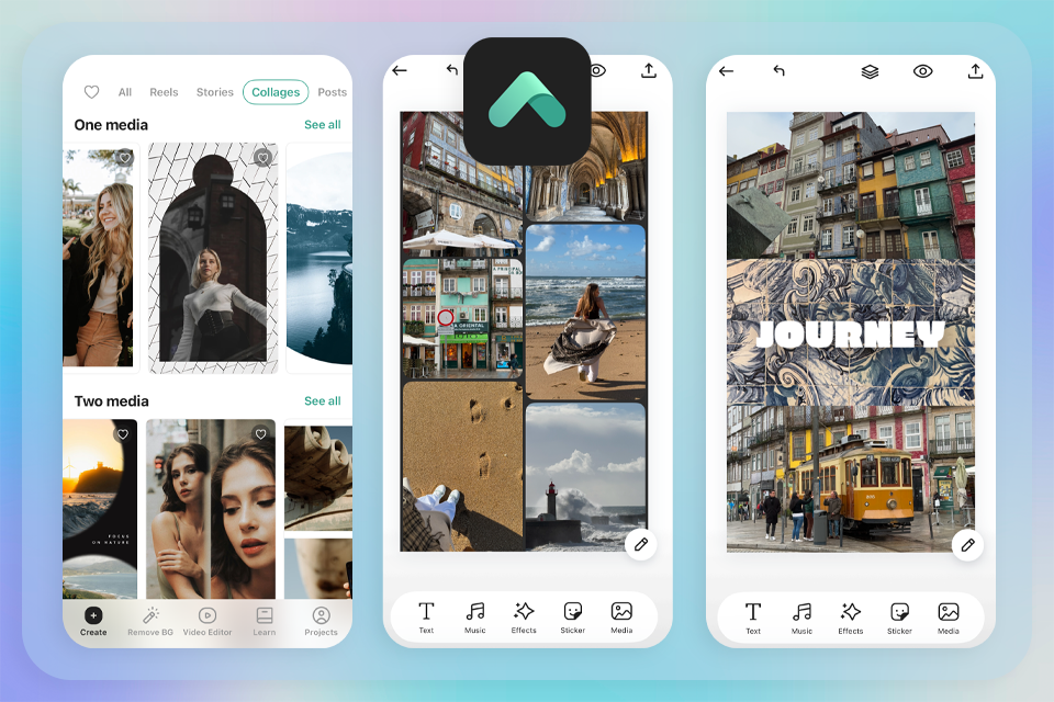lift photo collage app