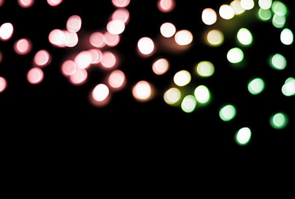 bokeh lys overlejring