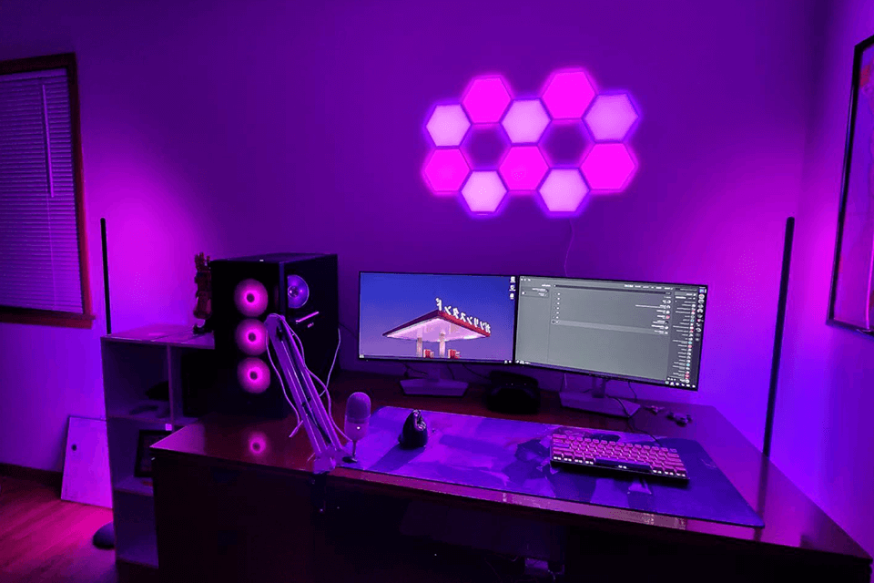 light for streaming govee glide hexa