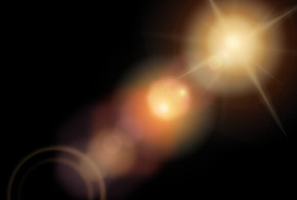 light ray overlay