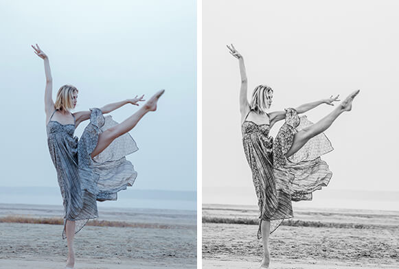 Lightroom siyah-beyaz ön ayarları