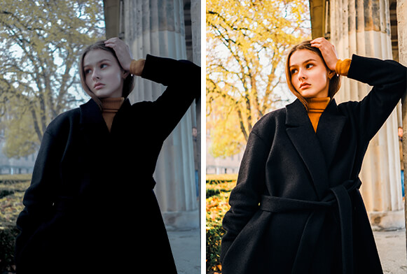 preimpostazione autunnale di Lightroom