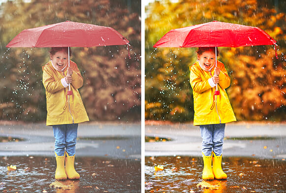 Preset autunnali di Lightroom