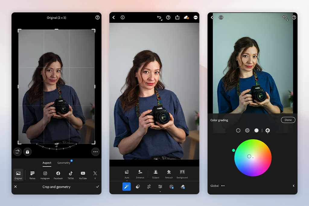 lightroom mobile raw photo editing app