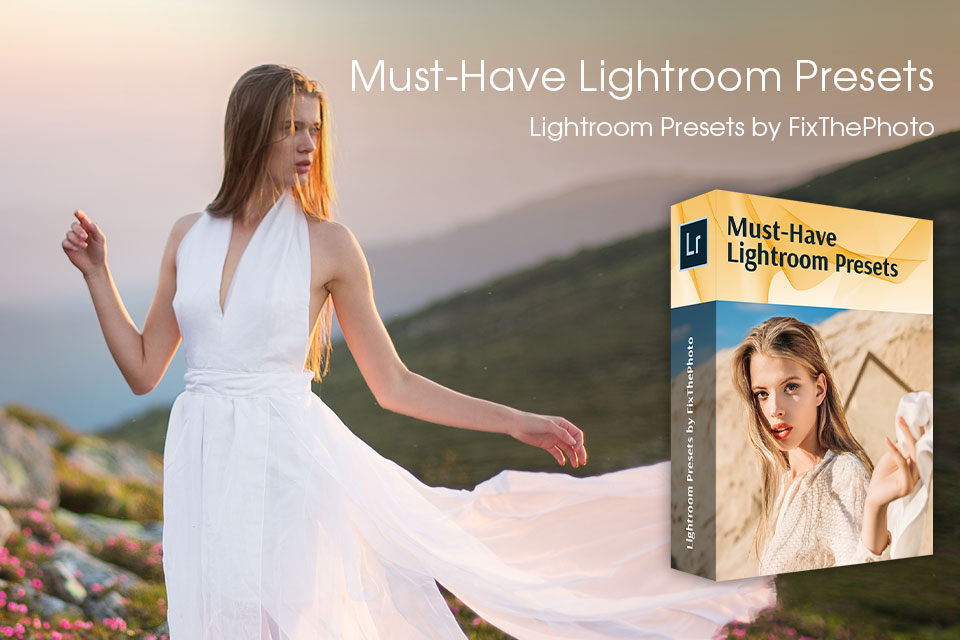 lightroom يجب أن تحتوي الإعدادات المسبقة على مجموعة