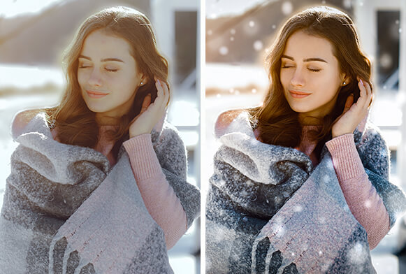 Best FREE Lightroom Snow Presets for winter photos