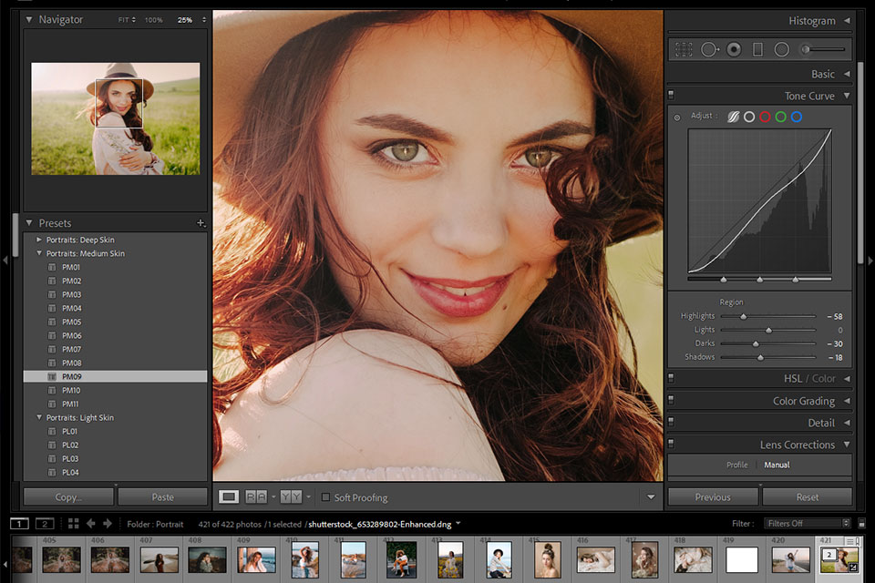 lightroom using presets