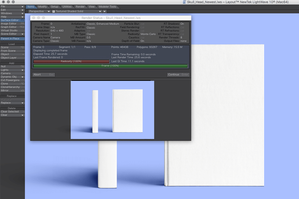 lightwave 3d 3D النحت واجهة البرمجيات