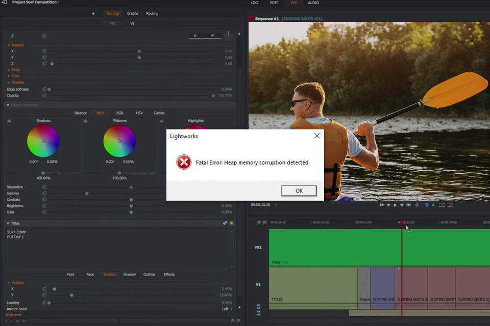 lightworks crack error