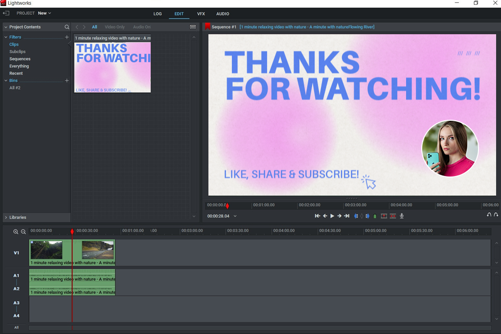 lightworks free youtube video editor