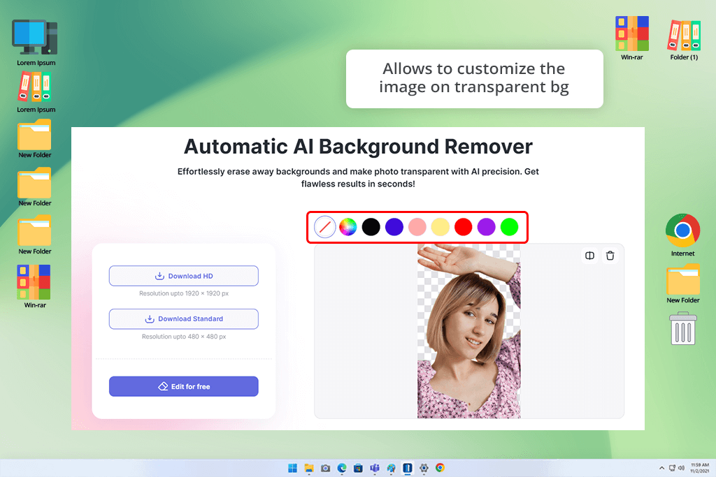 lightx free background removal software