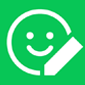line sticker maker app logo
