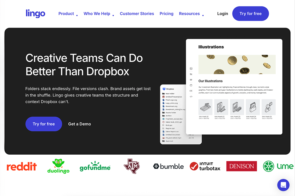 lingoapp dropbox alternative