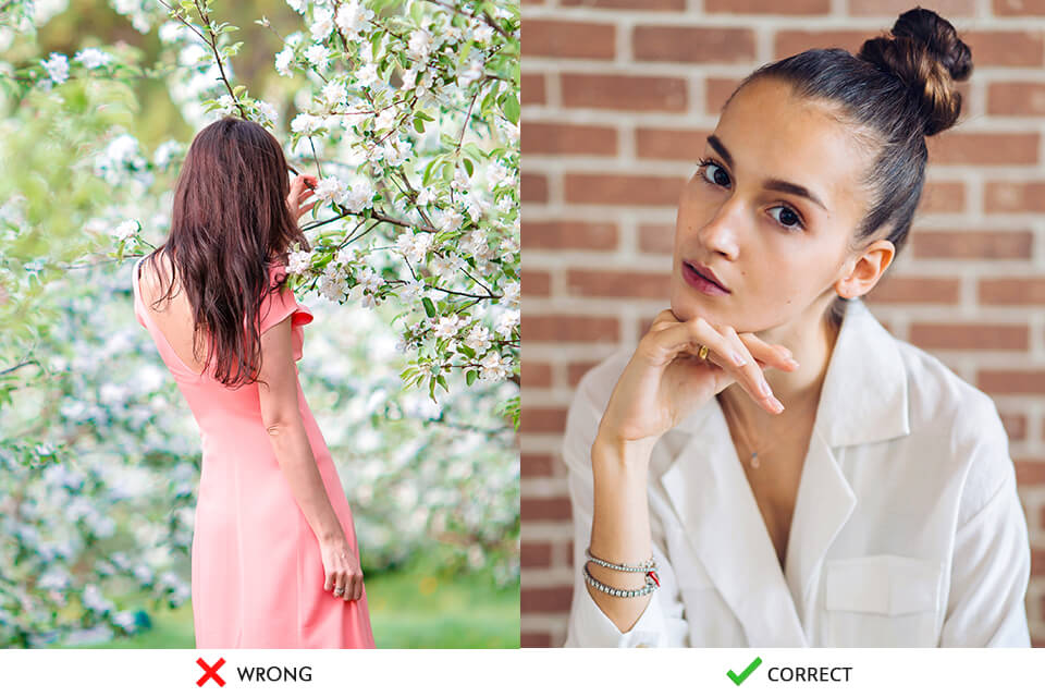 linked in profile pic look at camera