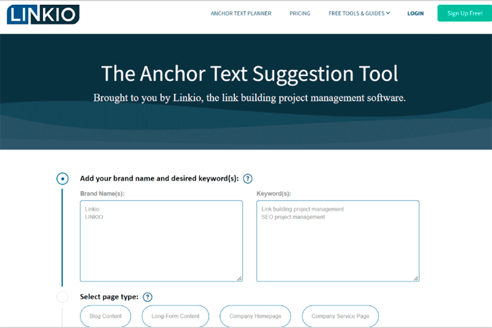 linkio url prospect