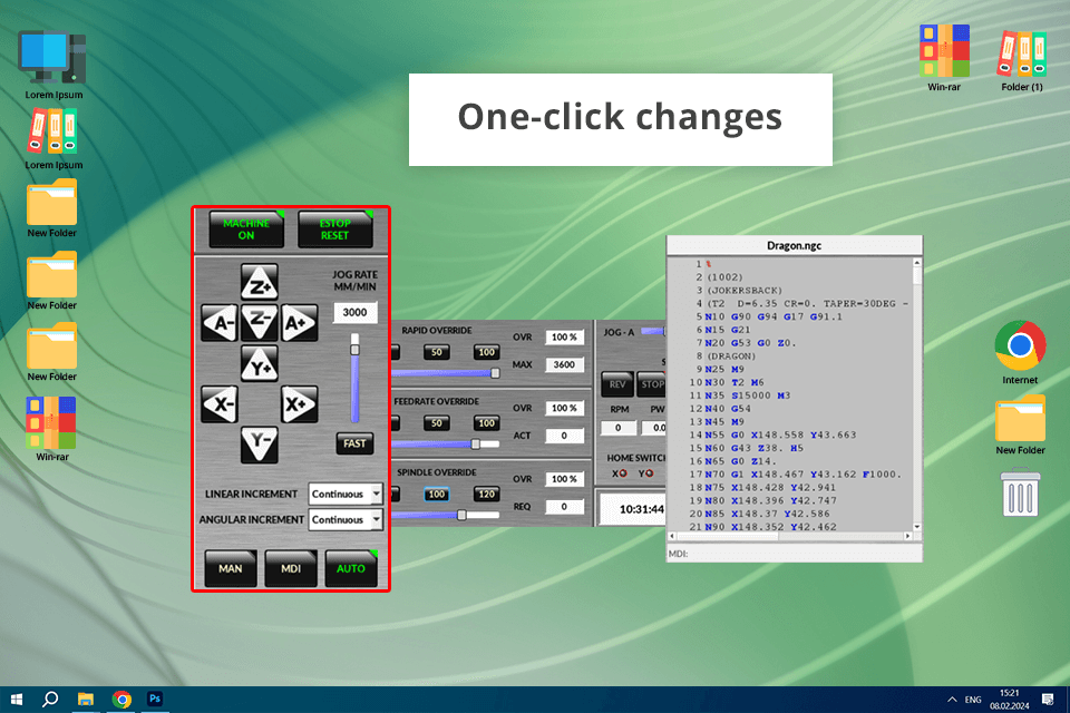 linuxcnc cnc software