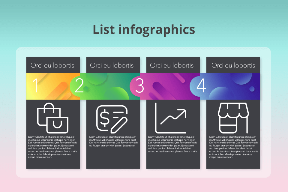 list infographic example