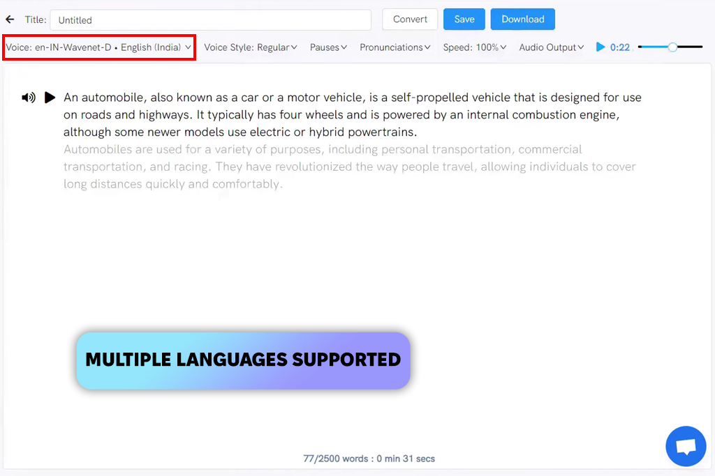 listnr ai voice generator