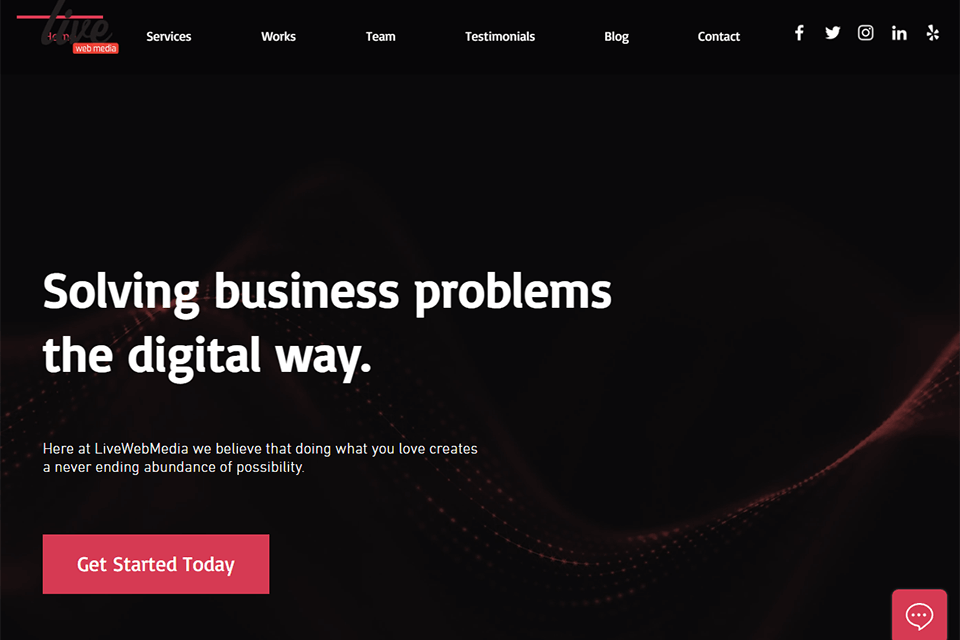 livewebmedia interface