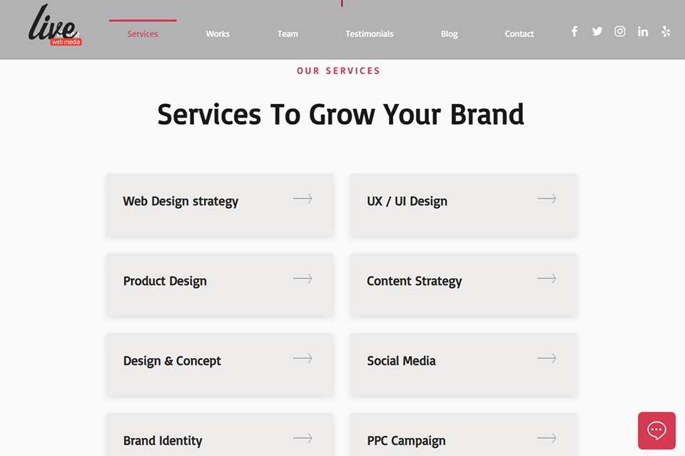 livewebmedia interface services