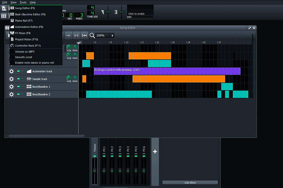 lmms music making apps interface
