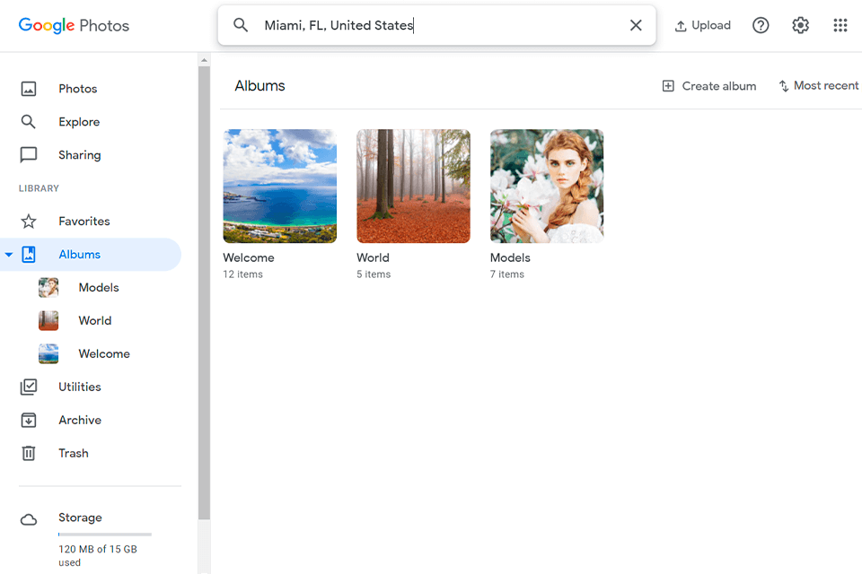 google photos tips search by location
