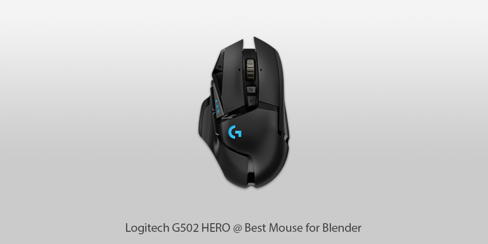 logitech g502 hero mouse for blender