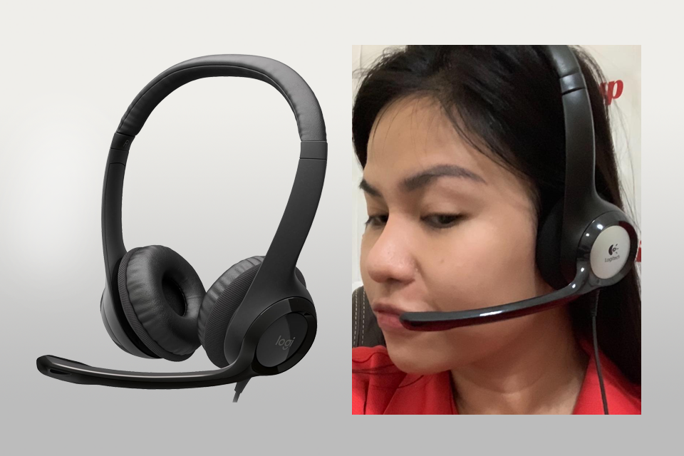 logitech h390 headphones for podcasting