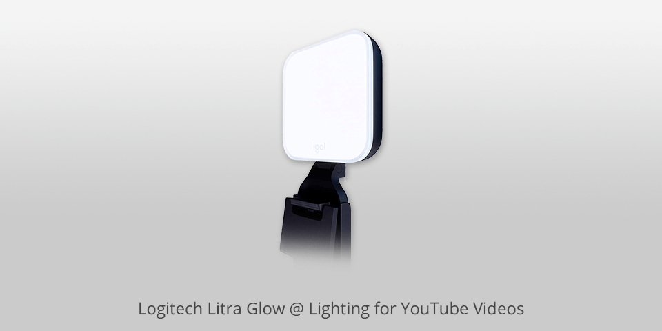 logitech litra glow lighting for youtube