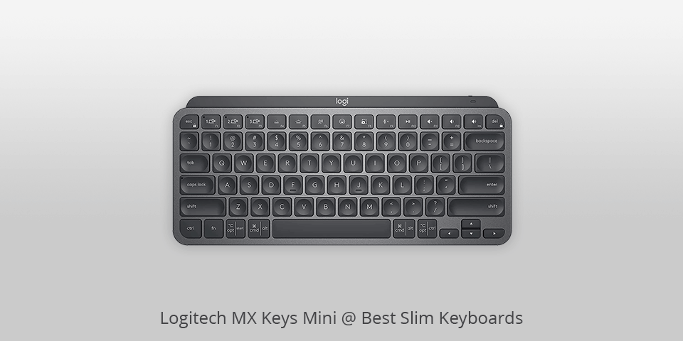 logitech mx keys mini slim keyboard